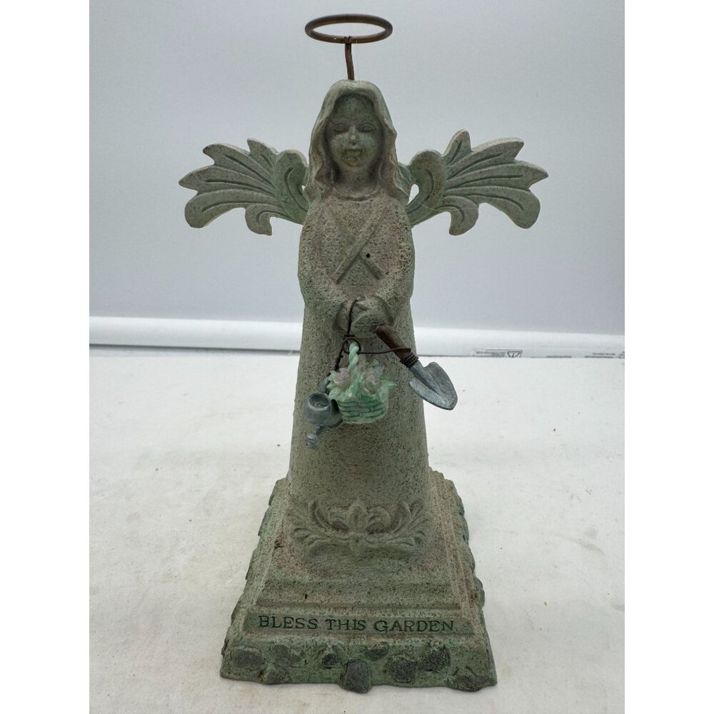Bless This Garden Angel Status 7 Inch
